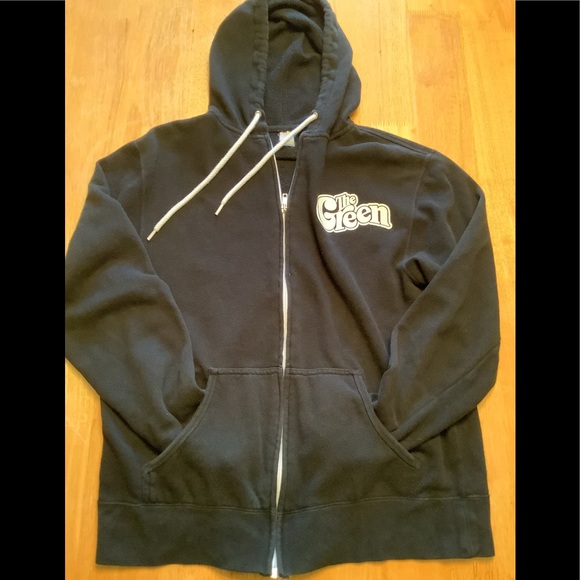 The Reggae band “The Green” hoodie size M black with white lettering. RARE ! - Picture 1 of 14
